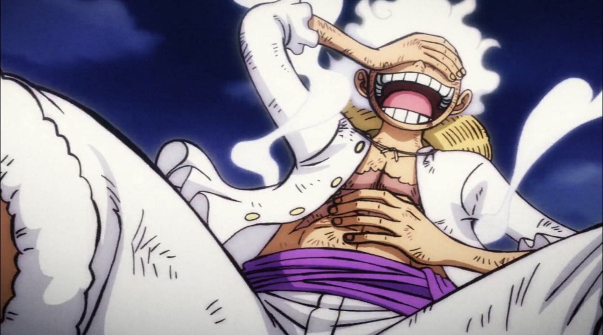 Luffy in Gear 5 (Image via Studio Pierrot)